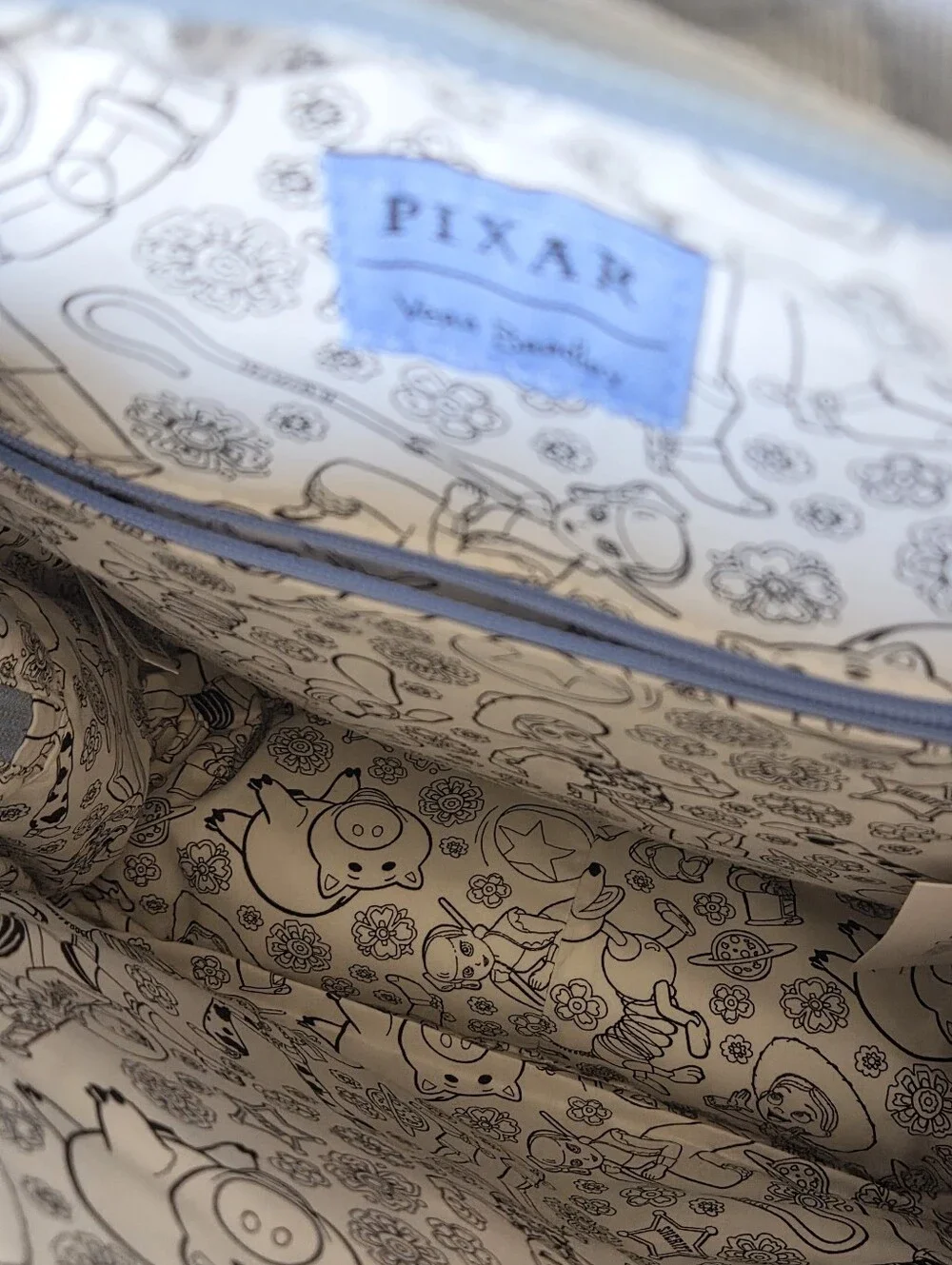 NWT Vera Bradley Disney Pixar Toy Story Small Backpack Andy's Room Blue